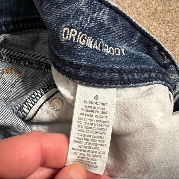 American Eagle Size‎ 4S Original Boot Stretch Distressed Jeans - Picture 10 of 12